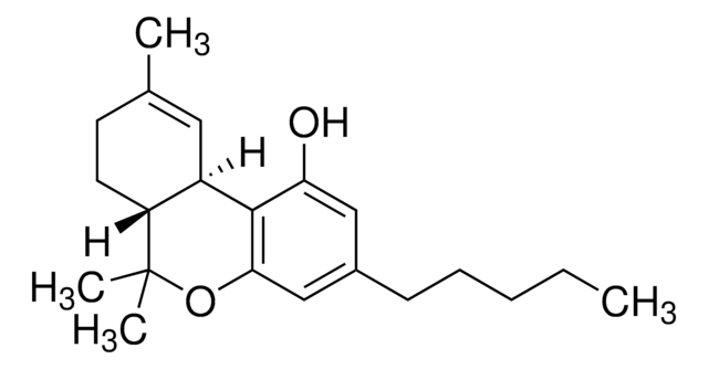 (&#8722;)-trans-&#916;9-THC solution 1.0&#160;mg/mL in methanol, ampule of 1&#160;mL, certified reference material, Cerilliant&#174;