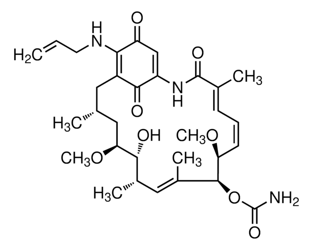 17-(Allylamino)-17-demethoxygeldanamycin &#8805;98% (HPLC), solid