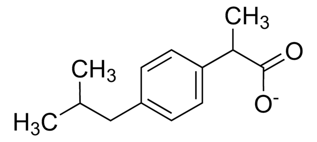 Ibuprofen solution 1.0&#160;mg/mL in methanol, ampule of 1&#160;mL, certified reference material, Cerilliant&#174;