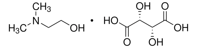 2-Dimethylaminoethanol (+)-bitartrate salt &#8805;99.0%