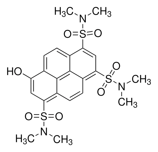 8-Hydroxy-N,N,N&#8242;,N&#8242;,N&#8243;,N&#8243;-hexamethylpyrene-1,3,6-trisulfonamide suitable for fluorescence, &#8805;95% (HPCE)