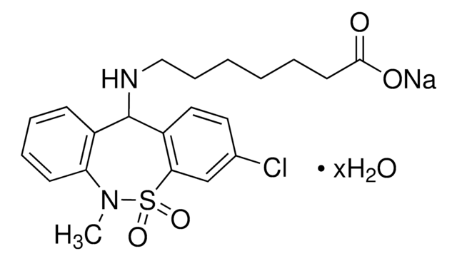 Tianeptine sodium salt hydrate &#8805;98% (HPLC), powder