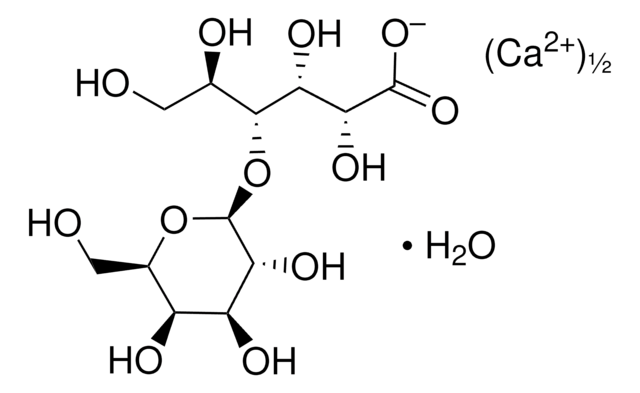 Calcium lactobionate monohydrate 98.0-102.0% (EDTA titration)