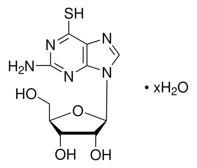 (&#8722;)-2-Amino-6-mercaptopurine riboside hydrate 98%