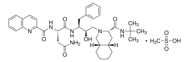 Saquinavir mesylate &#8805;98% (HPLC), powder