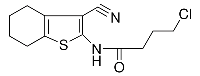 4-CHLORO-N-(3-CYANO-4,5,6,7-TETRAHYDRO-BENZO(B)THIOPHEN-2-YL)-BUTYRAMIDE AldrichCPR