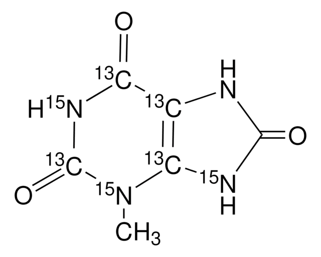 3-Methyluric acid-2,4,5,6-13C4, 1,3,9-15N3 &#8805;98 atom %, &#8805;98% (CP)