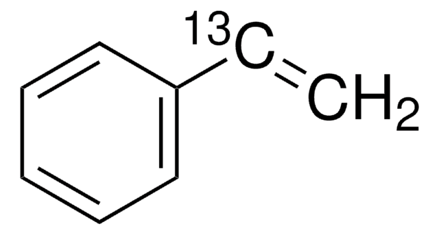 Styrene-&#945;-13C &#8805;99 atom % 13C, &#8805;98% (CP), contains 4-t-butylcatechol as stabilizer