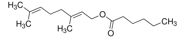 Geranyl caproate mixture of isomers, natural (US), &#8805;95%, FG