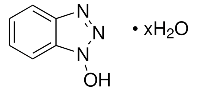 1-Hydroxybenzotriazole hydrate wetted with not less than 14 wt. % water, 98% dry basis