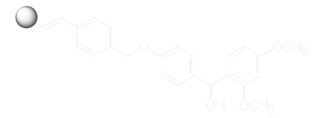 Rink acid resin 100-200&#160;mesh, extent of labeling: 0.5-1.5&#160;mmol/g loading, 1&#160;% cross-linked with divinylbenzene