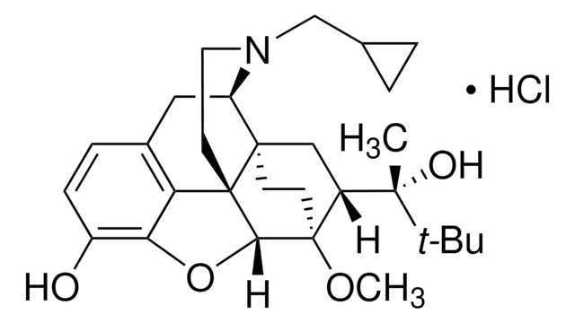 Buprenorphine Hydrochloride Pharmaceutical Secondary Standard; Certified Reference Material