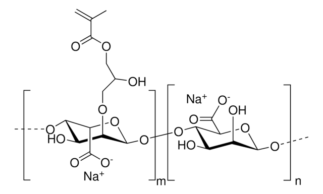 Alginate methacrylate average degree of methacrylation 25%