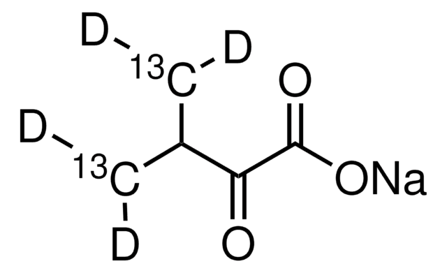 2-Keto-3-(methyl-13C,d2)-butyric acid-4-13C,d2 sodium salt 98 atom % D, 98 atom % 13C