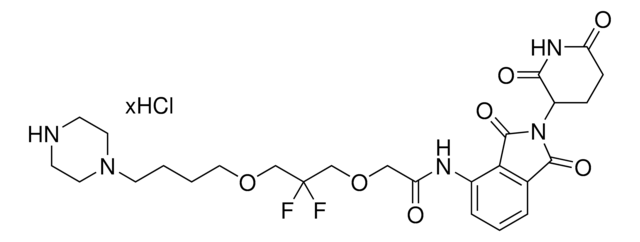 Pomalidomide-difluoroPEG1-C4-piperazine Hydrochloride &#8805;95%