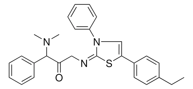 1-(DIMETHYLAMINO)-3-[((2E)-5-(4-ETHYLPHENYL)-3-PHENYL-1,3-THIAZOL-2(3H)-YLIDENE)AMINO]-1-PHENYLACETONE AldrichCPR