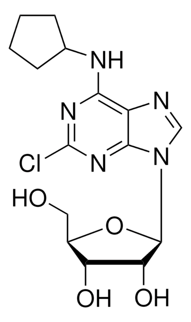 2-Chloro-N6-cyclopentyladenosine adenosine receptor agonist