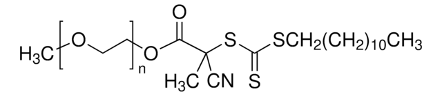 Poly(ethylene glycol) methyl ether 4-cyano-4-[(dodecylsulfanylthiocarbonyl)sulfanyl]pentanoate average Mn 10,000