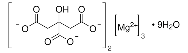 Magnesium citrate tribasic nonahydrate &#8805;95.0% (KT), suitable for microbiology