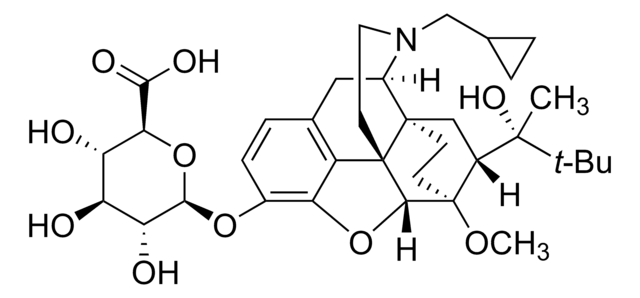 Buprenorphine glucuronide solution 100&#160;&#956;g/mL in methanol, ampule of 1&#160;mL, certified reference material, Cerilliant&#174;