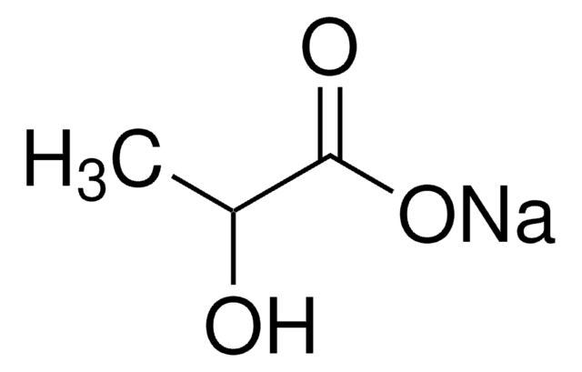 Sodium DL-lactate solution synthetic, syrup, BioXtra, suitable for mouse embryo cell culture, 60&#160;% (w/w)