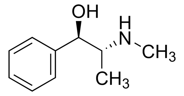 (R,R)-(-)-Pseudoephedrine solution 1.0&#160;mg/mL in methanol, ampule of 1&#160;mL, certified reference material, Cerilliant&#174;