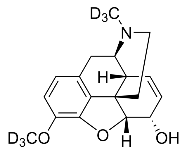 Codeine-D6 solution 1.0&#160;mg/mL in methanol, ampule of 1&#160;mL, certified reference material, Cerilliant&#174;