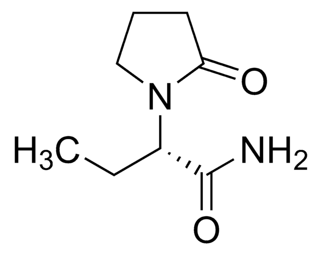 Levetiracetam solution 1.0&#160;mg/mL in methanol, ampule of 1&#160;mL, certified reference material, Cerilliant&#174;