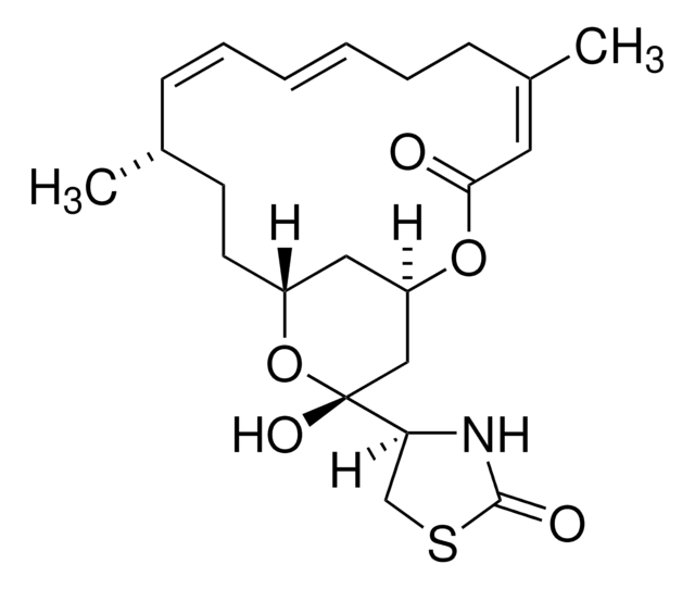 Latrunculin A from sea sponge, &#8805;85% (HPLC), waxy solid