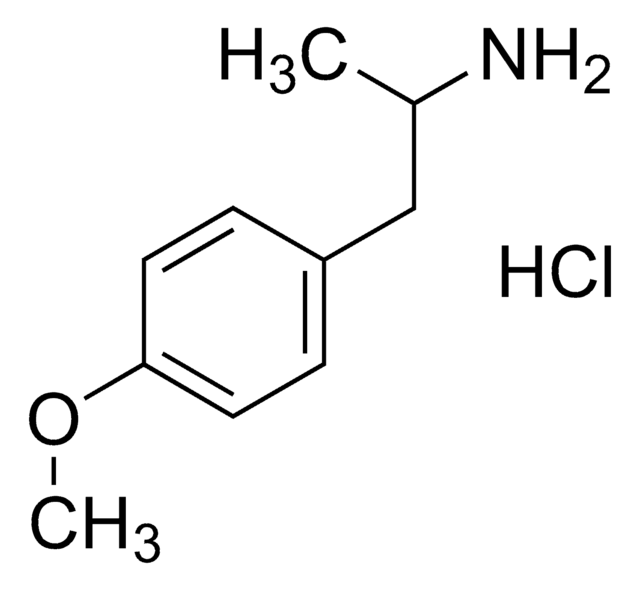 PMA hydrochloride solution 1.0&#160;mg/mL in methanol (as free base), ampule of 1&#160;mL, certified reference material, Cerilliant&#174;