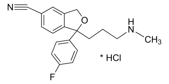 N-Desmethylcitalopram hydrochloride solution 1.0&#160;mg/mL in methanol (as free base), ampule of 1&#160;mL, certified reference material, Cerilliant&#174;