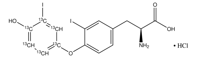 3, 3&#8242;-Diiodo-L-thyronine-(phenoxy-13C6) (T2) hydrochloride 99 atom % 13C, 97% (CP)