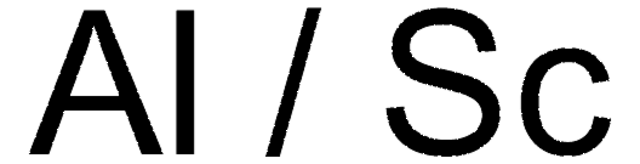 Aluminum-scandium alloy Al 98 wt. %, Sc 2 wt. %, 99.5% trace metals basis