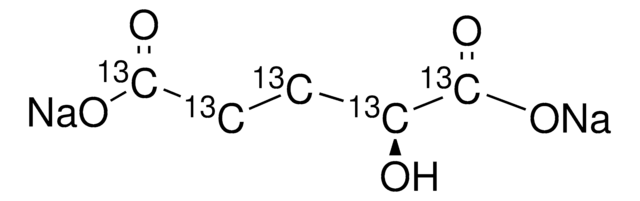 L-&#945;-Hydroxyglutaric acid-13C5 disodium salt analytical standard