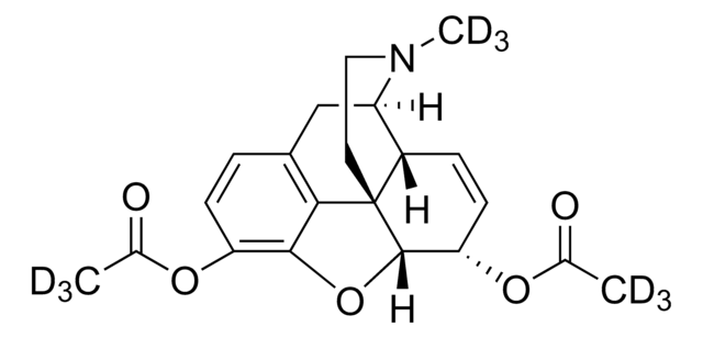 Heroin-D9 solution 1.0&#160;mg/mL in acetonitrile, ampule of 1&#160;mL, certified reference material, Cerilliant&#174;